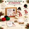 Christmas Snowman Crochet DIY Kit
