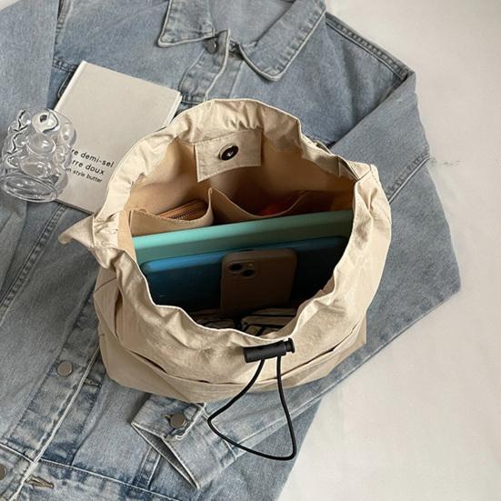Sac bandoulière à cordon Sac d'épaule décontracté avec sangle réglable Sac fourre-tout léger pour femmes pour les trajets quotidiens la rue