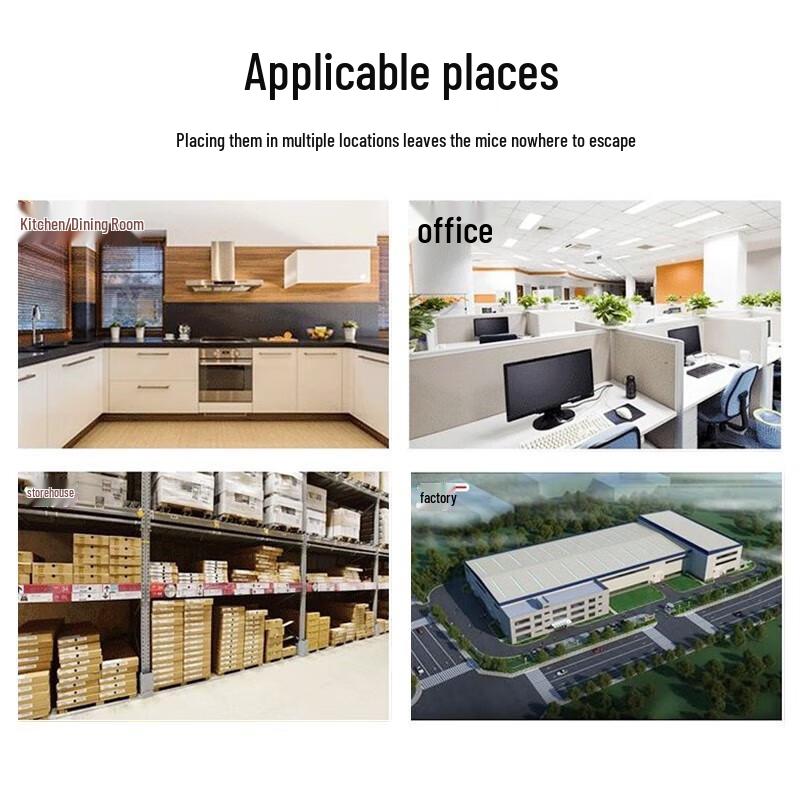 SPACEXPERT Large Sticky Mouse Traps 3-Pack