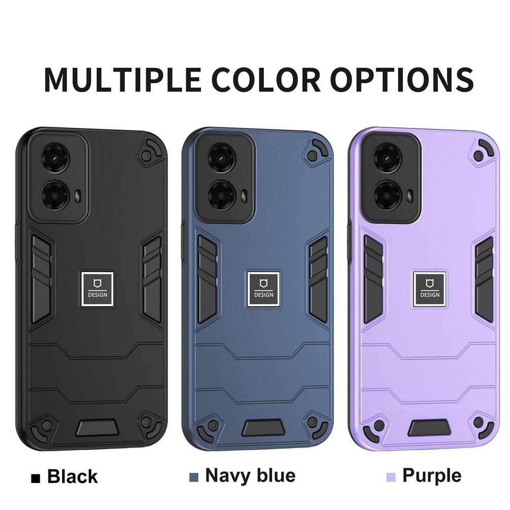 Dvouvrstvé pouzdro s ochranou proti nárazu pro Moto G 2024 5G Power 2024 G Stylus G Play G Pure E7 Power Camera Protect Cover