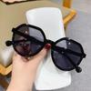 Internet Famous Sunglasses Uv Resistant Retro Street Photo Sunglasses High-End Personalized Sunglasses Big Frame Sunglasses