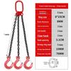 G80 Manganese Steel Lifting Chain Slings with Hooks - Single & Double Leg Set