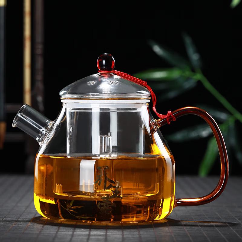 Shangqi 1200ML Heat-Resistant Glass Teapot with Infuser