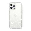 Custom White Heart iPhone Case for Models 12/11, 13, 15, 16 Pro, 17 Pro Max