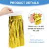 3/4/6pcs Foil Fringe Garland 10 Feet Metallic Tinsel Streamers Fringe Banner Wall Hanging Curtain Backdrop for Decoration
