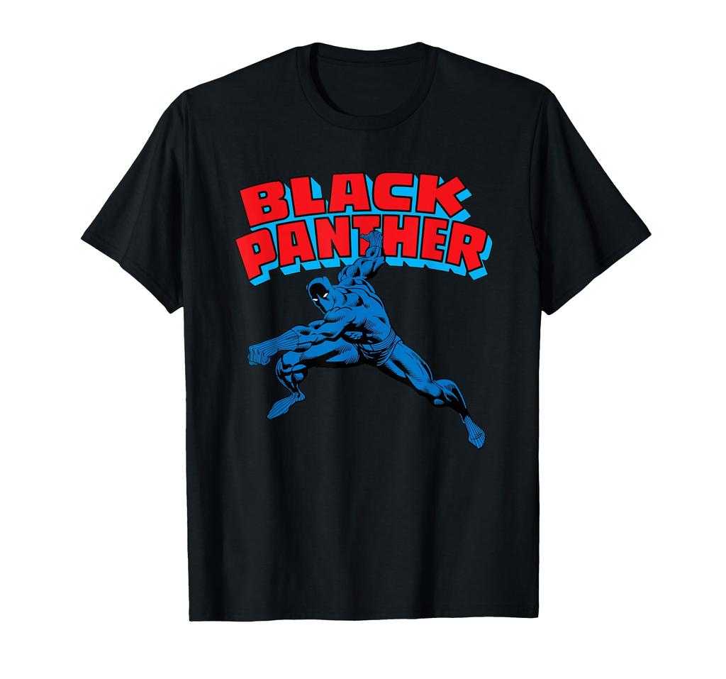 Marvel Black Panther Retro Comic Book T-Shirt