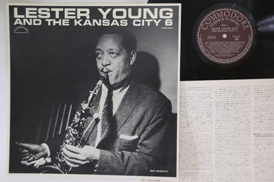 LP Plaat LESTER YOUNG, KANSAS CITY SIX - Lester Young And The Kansas City 6 K23P6613 COMMODORE 1979 Japan Jazz Gebruikt