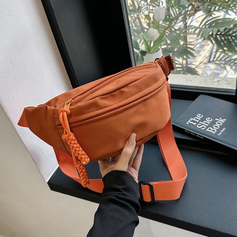 Borsa a Vita Casual alla Moda Marsupio da Fianco Borse a Cintura da Donna Street Grande Capacità Marsupi da Vita in Nylon Borsa a Tracolla Unisex Hip-Hop da Petto