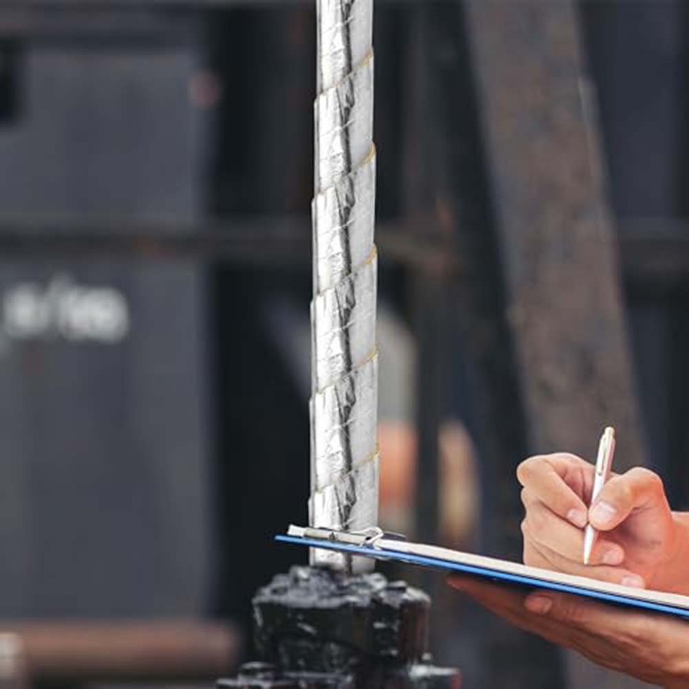 Fiberglass Pipe Insulation Foiled Back Pipe Wrap Flexible And Easy To Cut