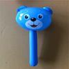 10Pcs New Pvc Inflatable Small Animal Head Stick With Bell Inflatable Short Stick Scan Code To Push Gift Inflatable Toy