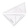 Chart Drawing Triangle Ruler 405mm Large Scale Multifunctional Acrylic Triangle Ruler Protractor Set for Distance