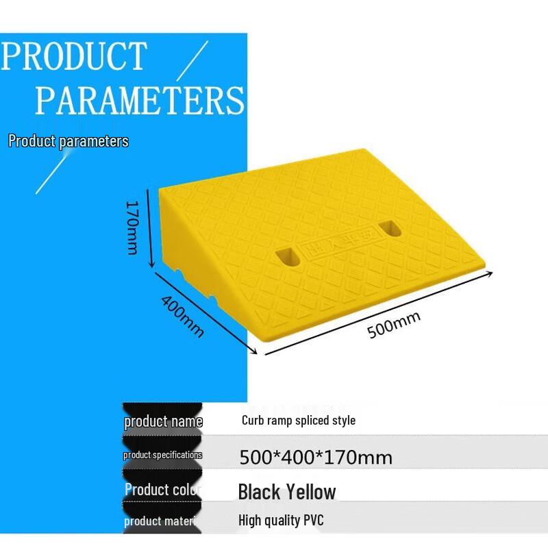 Portable Plastic Curb Ramp Mat