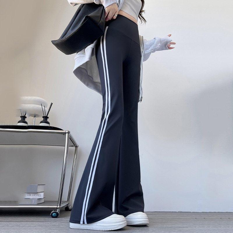 

Petite High-Waisted Butt-Lifting Shark Skin Yoga Flare Pants - Plus Size Women s Spring/Summer Outerwear One Size (fits 80-110 lbs)