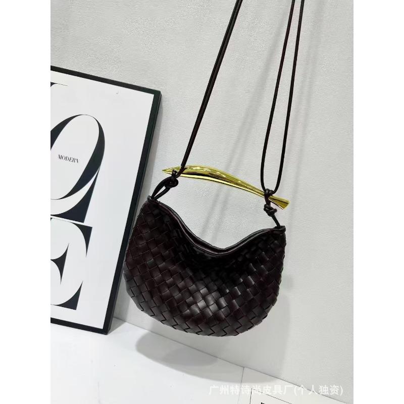 New Niche Sardines Handwoven Bag Hand-carried Dumpling Bag Casual Versatile Portable Shoulder Messenger Bag