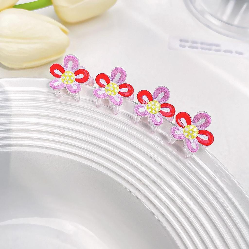 Bofeiya Mini Colorful Flower Hair Clips for Children - Girls' Hair Accessories