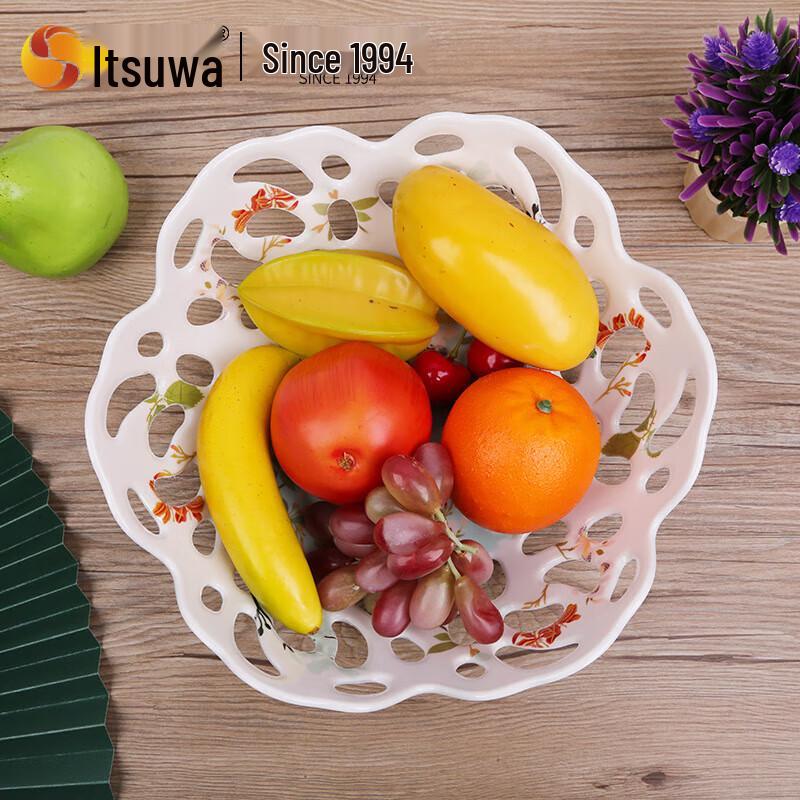 Wuhe Food-Grade Melamine Round Fruit Serving Plate