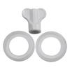 2Pcs Toilet Seat Hinge Adjustable Knob Toilet For Seat Hinge Toilet Seat Fix Fitting Stainless Steel With Mounting Accessory