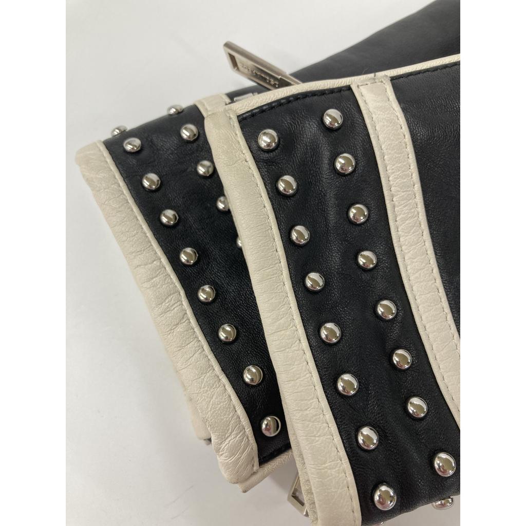 DSQUARED2 [Domestic Regular] S75AM0635 Studs Decorated Double Riders Jacket Jacket 38 blackUsed