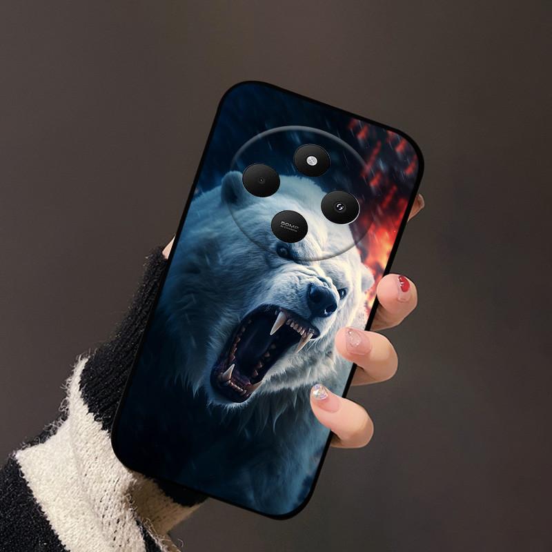 Für Redmi 14C 4G Weiche Hülle 14R Stilvolle Cartoon-Bemalte TPU-Silikon-Handyhülle Für Xiaomi Poco C75 4G 5G Stoßfeste Coque Hüllen