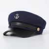 Cross-border Navy Hat British Style Beret for Men and Women Winter Versatile Decorative Fashion Hat