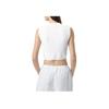 FILA X Hailey Collaboration Simple Versatile Comfortable College Style Tennis Shirt Women tops White A71W523102F-WT