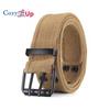 Double-pin Buckle Soft Cotton Double-row Hole Punk Style Personality Men and Women Decorative Wide Belt