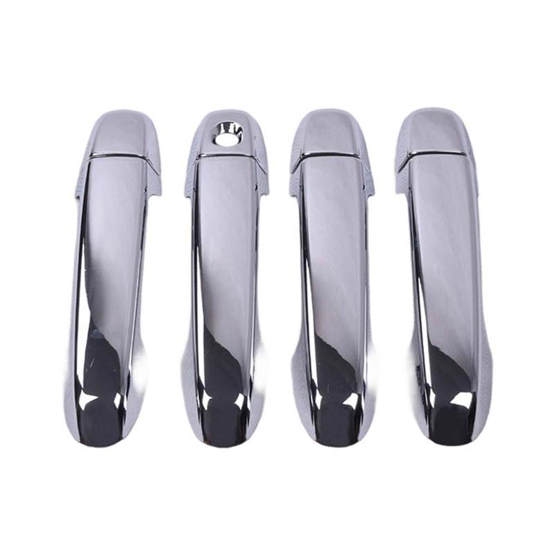 Cars Accessories Door Bowl Handle Cover For Toyota Camry XV50 2012-2017 Carbon Fiber Silver Car Styling Upgrade Modify A Car