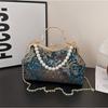 National Style Embroidered Brocade Mouth Gold Bag Women's Banquet Handbag
