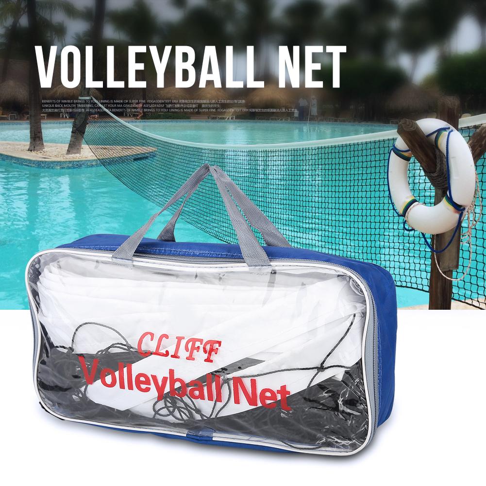 Rete da Pallavolo Standard con Borsa per Giochi da Spiaggia e Partite Indoor
