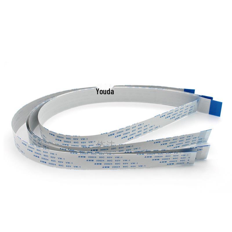 FFCFPC Flat Flexible Ribbon Cable, Tinned Copper, AWM 20624, 80°C, 60V, 0.5mm Pitch, 30cm Length