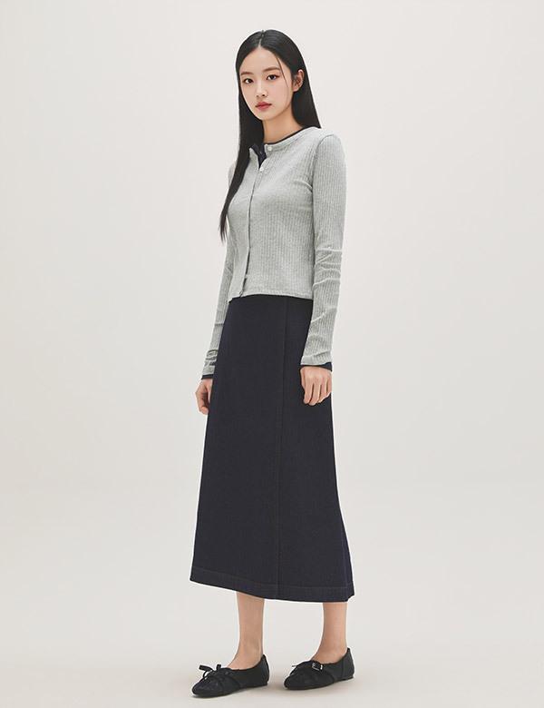 Roem Denim Wrap Skirt_Rmwjg23Gt1