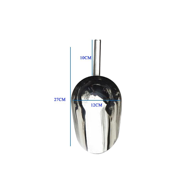 Candy Ice Scoops Metal Tools Bin Stainless Steel Home Kitchen Sugar Shovel Flour Dry Goods Party Bar Buffet Durable