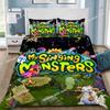 Duvet Pillowcase Bedding Set Adult Boy My Singings M-Monsters Girl Bedroom Decoration Children Gift Single Double Large Size