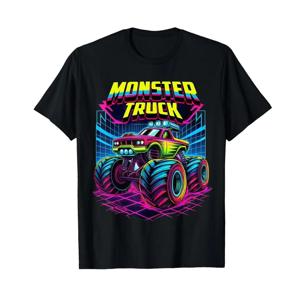 Monster Truck Are My Jam For Toddlers Kids Adults Lovers T Shirt Vintage Stretched Versatile Breathable Casual Stylish