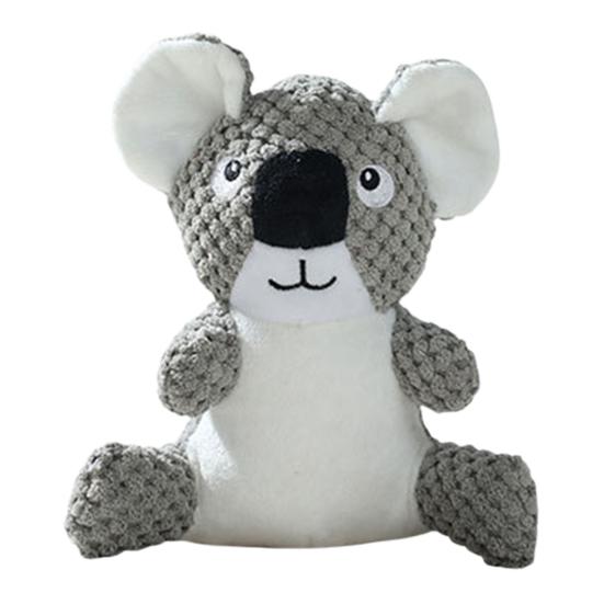 

Игрушка для домашних животных Очаровательный внешний вид Износостойкий 2 стиля Забавная мягкая игрушка для собак в форме животных