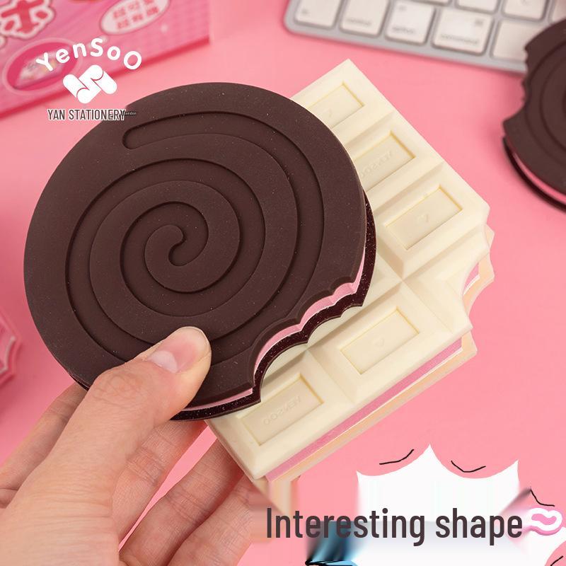 Yan She Strawberry-Shaped Sticky Notes: Creative, Irregular, Tearable, Portable Notepad for Students