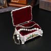 Small Castle Square Jewelry Box Creative European Metal Flip Anti-Oxidation Storage Ring Earrings Necklace Jewelry