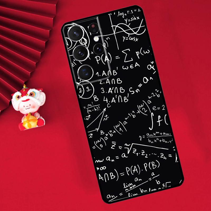 Physic Equations Math Case For Samsung Galaxy S26 S25 S24 Ultra S21 S20 S22 S23 Ultra S10 Plus S25 FE Cover Funda