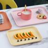Multi-use Large Tray Capacity Serving Plastic Practical Food-grade Storage Tray for Home