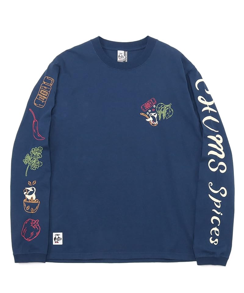 

Retro Spice Brushed Navy [Chums] L/S T-Shirt Men s Темно-синій