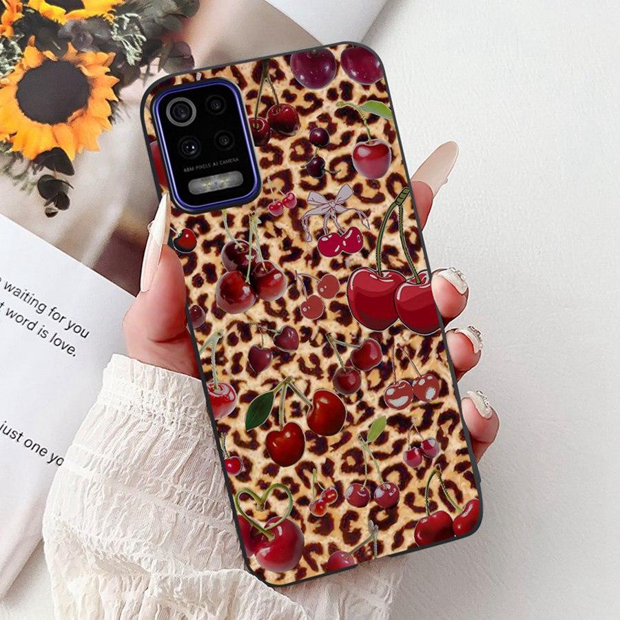 For LG K52 K62 2020 Case Silicone Soft Back Cover For LGK52 K 62 2020 Fashion flower Phone Case Shockproof Protective Bumper