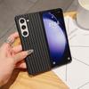For Samsung Galaxy Z Fold5 5G Case Woven Texture PU Leather Coated PC Phone Cover