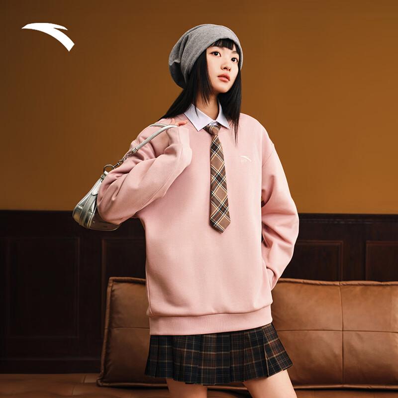 Anta Unisex Fleece-Lined Round Neck Sweatshirt XL