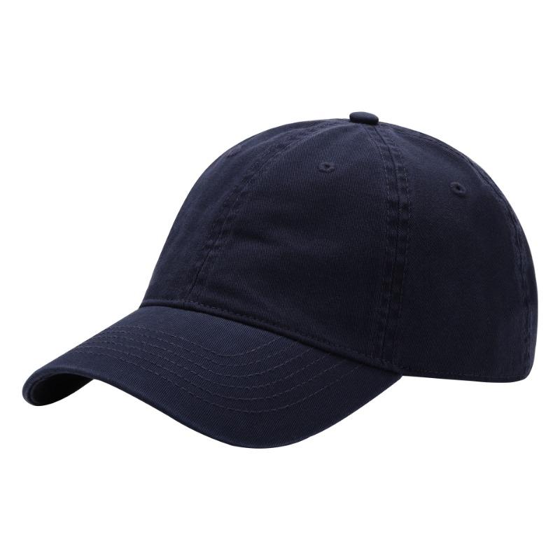 Washed premium baseball cap combed cotton women's deep top big brim cap trendy casual sunscreen hat
