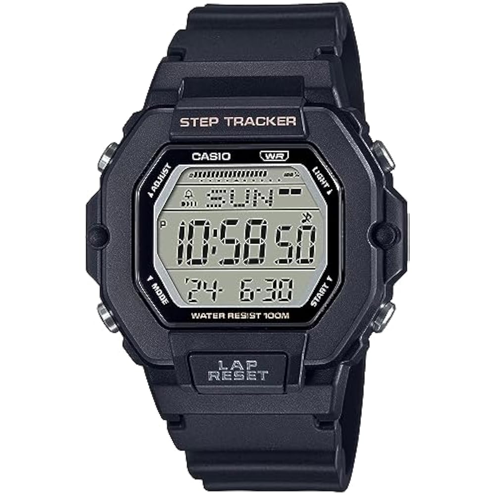 [Casio] CASIO LWS-2200H-1AV Digital Watch Step Tracker with Step Count Function, Black, Overseas ...