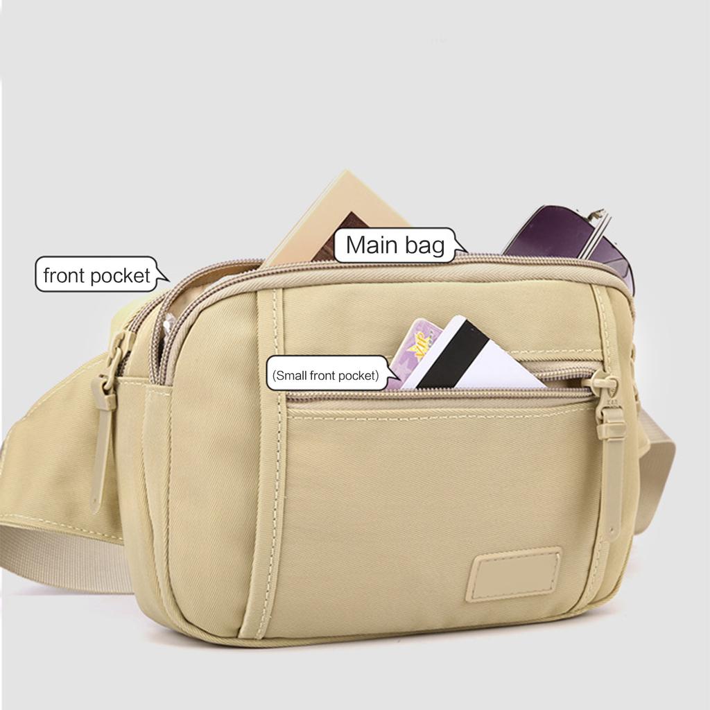 Over The Shoulder Bag Large Capacity Crossbody Bag Fashion Sling Bag Chest Bag Belt Bag Trendy Sports Bag for Women
