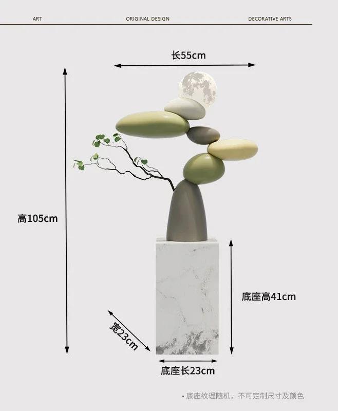 Pure natural operation of high-end indoor bedroom decorations Housewarming gift bedroom hallway decoration living room