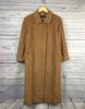 Japan Vintage Heaenh Cashmere Coat Outer 9 Women M Brown Single Concealed Button Cupra Lining(USED)