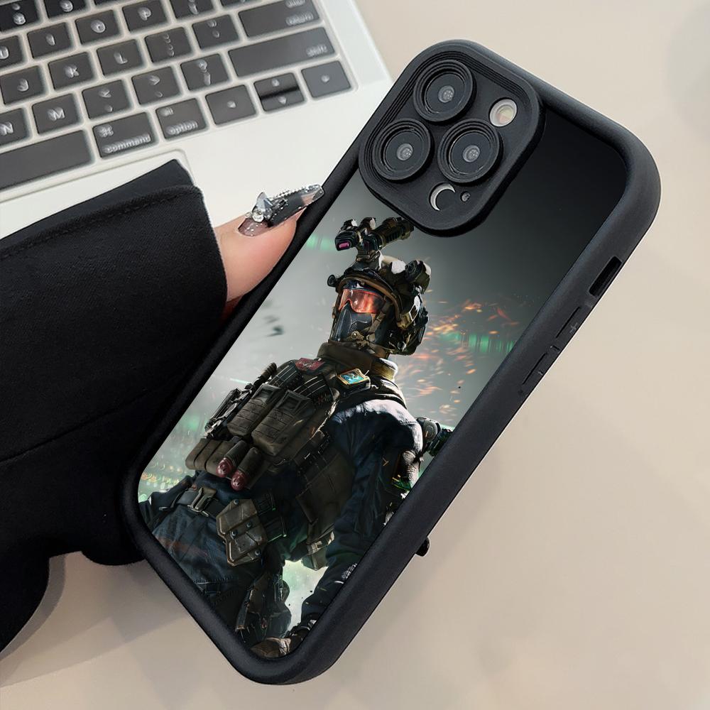 Game Delta Force Thicken TPU Mobile Phone Case for iPhone 17 16 15 14 13 12 11 Air Pro Max Plus Colorful Cover