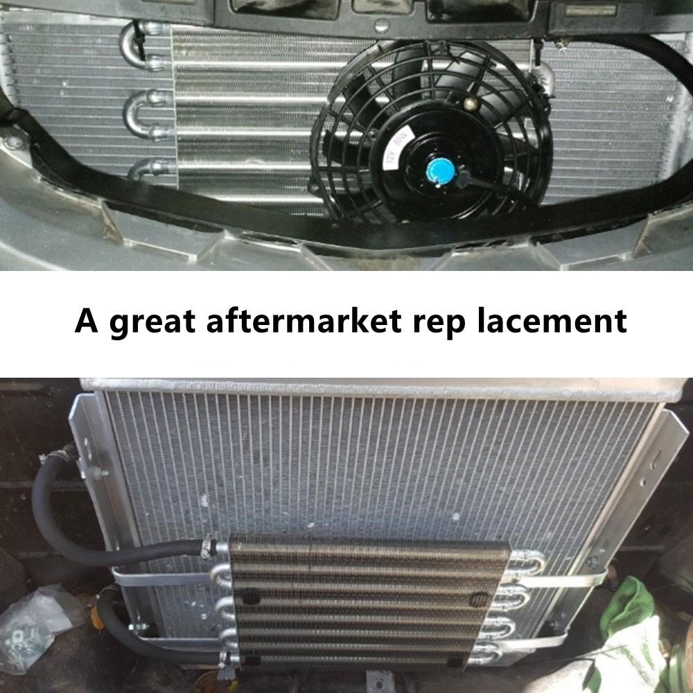 4 Row 6 Row 8 Row Universal Aluminum Remote Transmission Oil Cooler Auto-Manual Radiator Converter Kit TOC-1001
